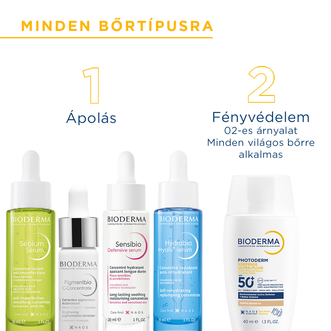 BIODERMA Photoderm XDefense Ultra-fluid SPF50 színezett 02 (40ml)