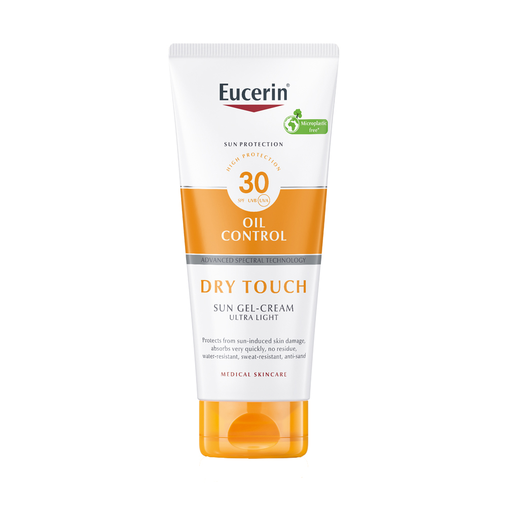 EUCERIN Sun Oil Control Dry Touch napozó gél-krém testre SPF30 (200ml)