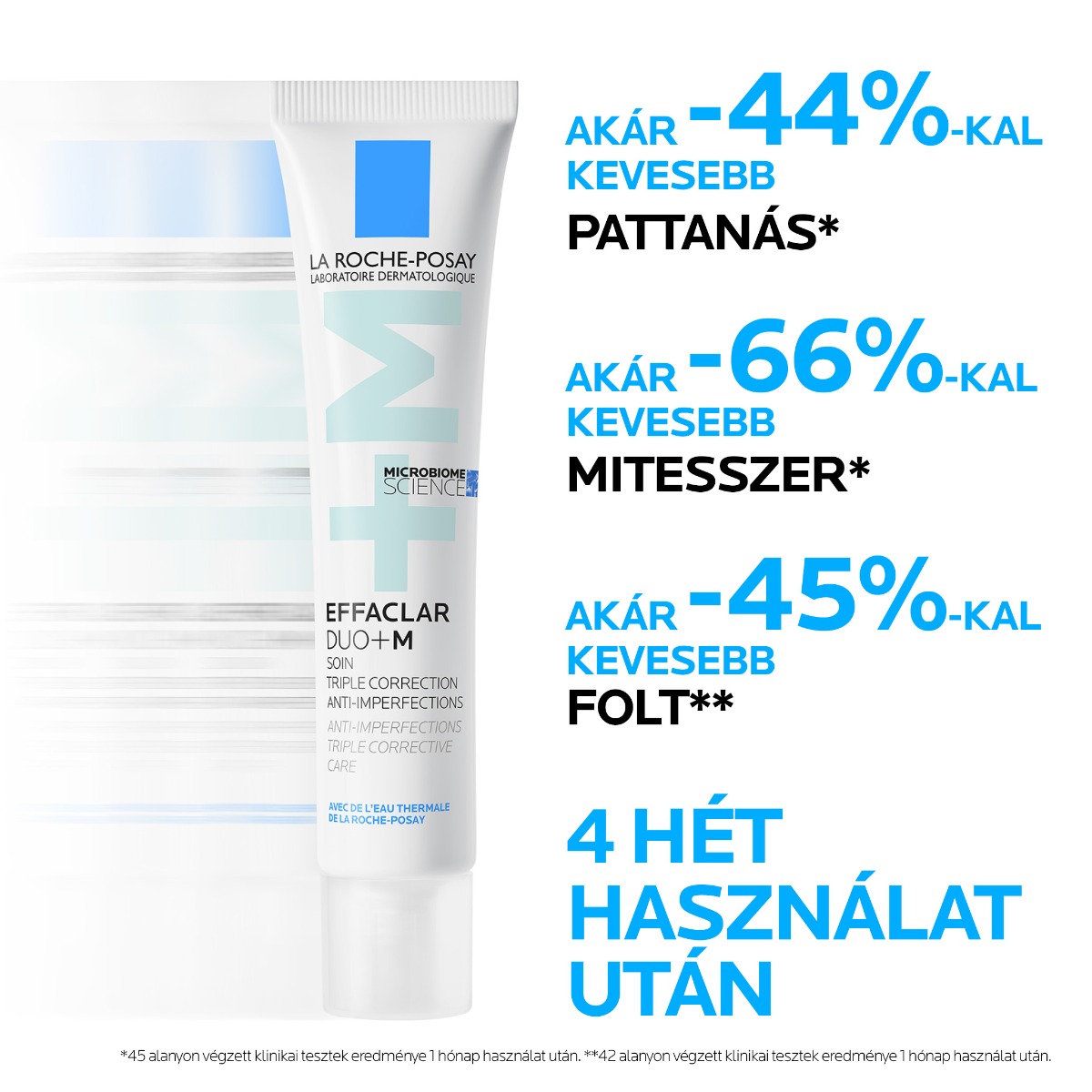 LA ROCHE-POSAY Effaclar DUO+M hármas korrekciós ápoló (40ml)