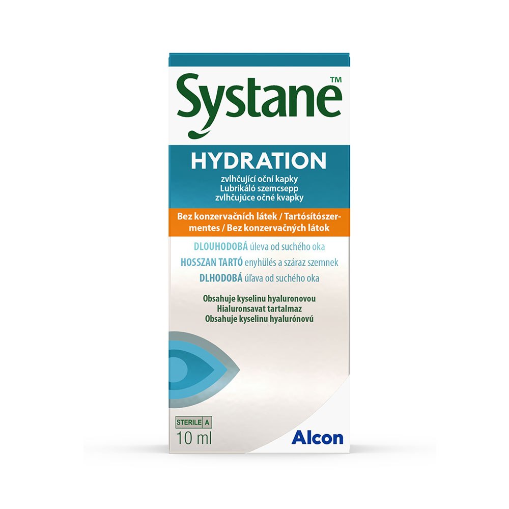 SYSTANE Hydration tartósítószer-mentes lubrikáló szemcsepp (10ml)