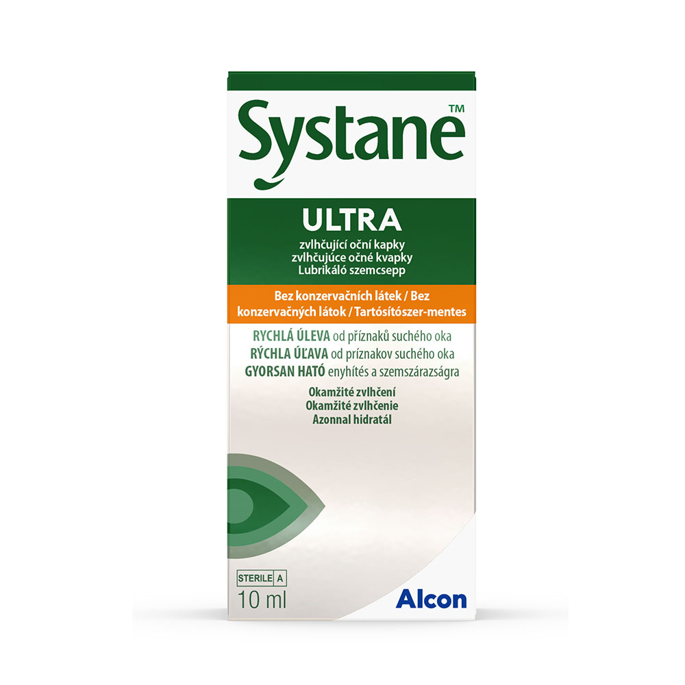 SYSTANE Ultra tartósítószer-mentes lubrikáló szemcsepp (10ml)