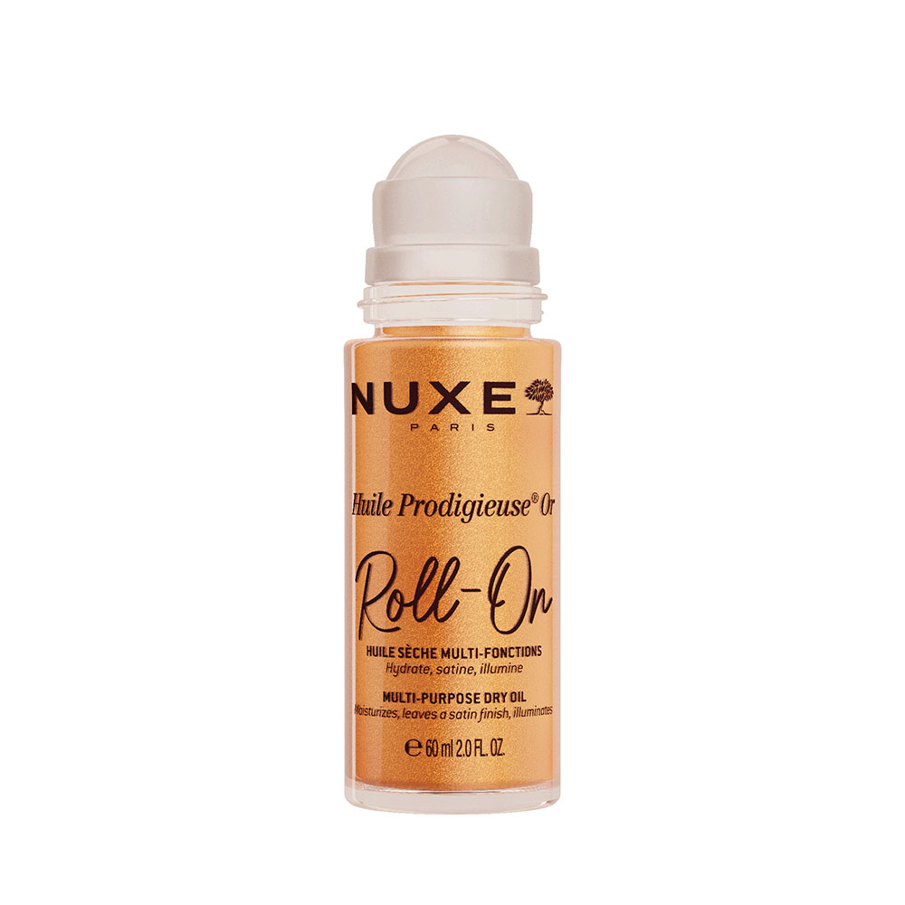 NUXE Huile Prodigieuse többfunkciós arany-csillámos szárazolaj Roll-On (60ml)