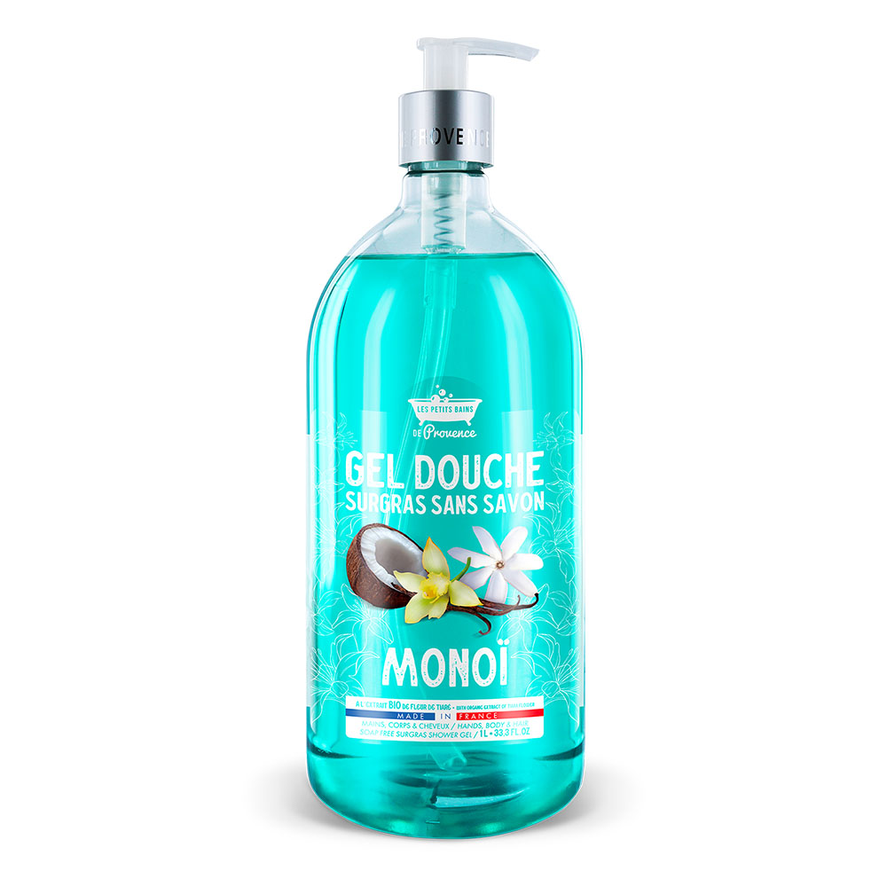 LES PETITS BAINS DE PROVENCE monoi tusfürdő (1000ml)