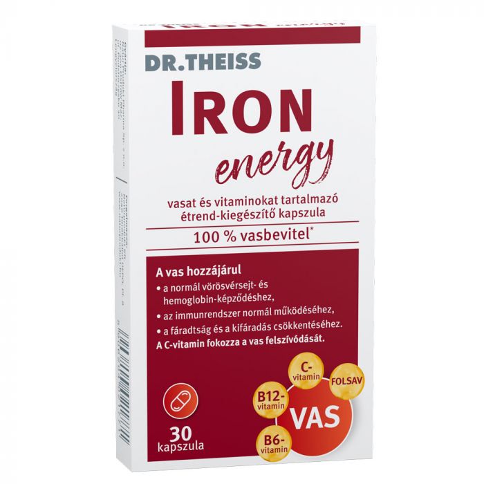 DR.THEISS Iron Energy Vas vitamin kapszula (30db)