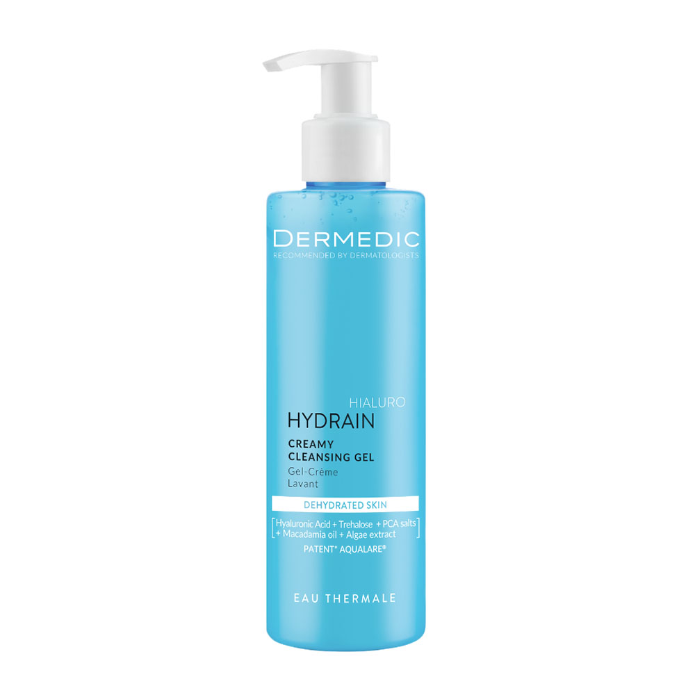 DERMEDIC Hydrain³ Krémes arctisztító gél (200ml)