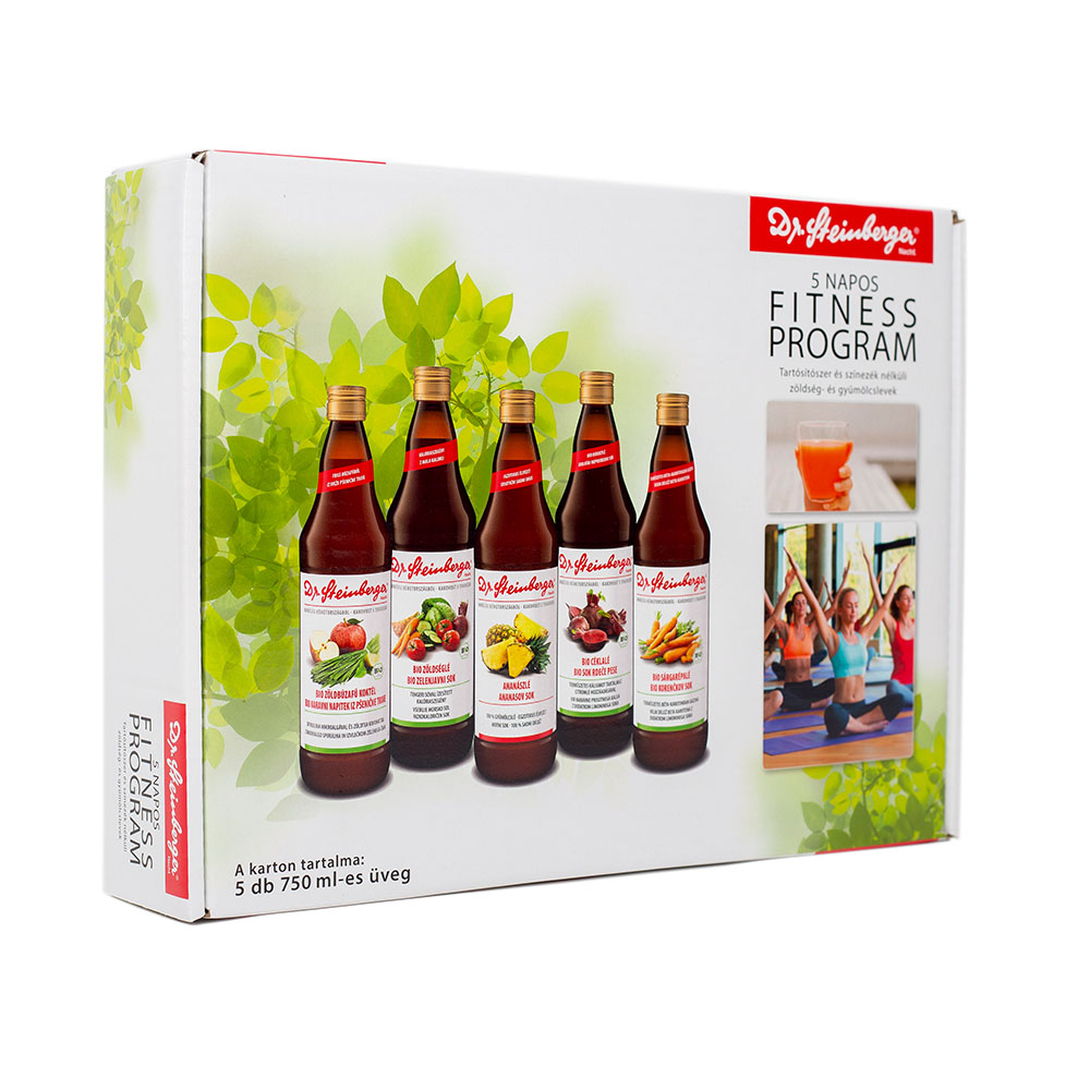 DR.STEINBERGER 5 napos Fitness program VIGYÉL VISSZA ÜVEGBEN  (5x750ml) 