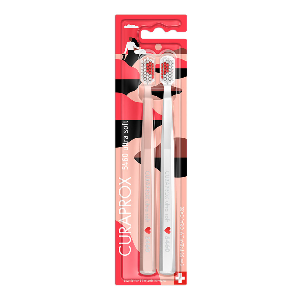 CURAPROX CS 5460 ultra soft Love Edition fogkefe duopack (2db)