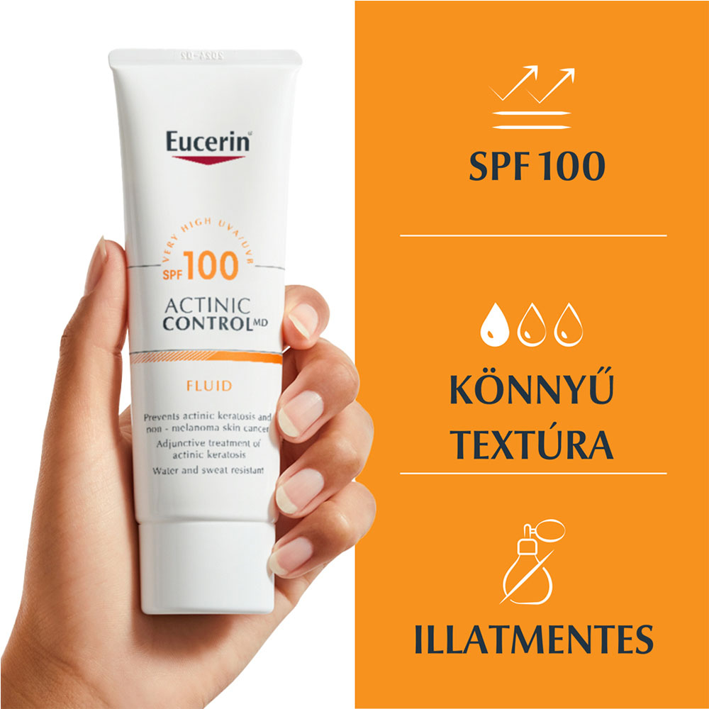 EUCERIN Sun Actinic Control napozó fluid SPF100 (80ml) 