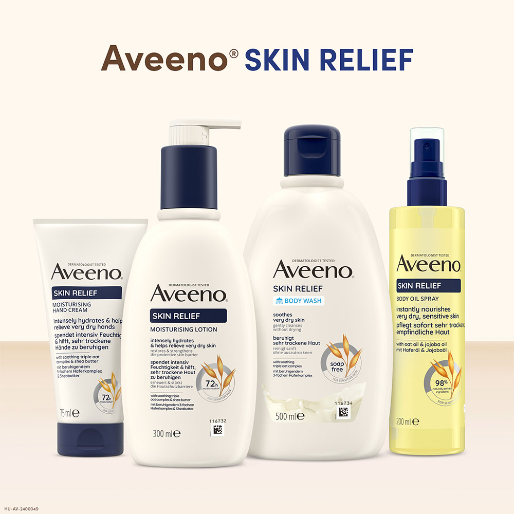 AVEENO Skin Relief testápoló olajspray (200ml)