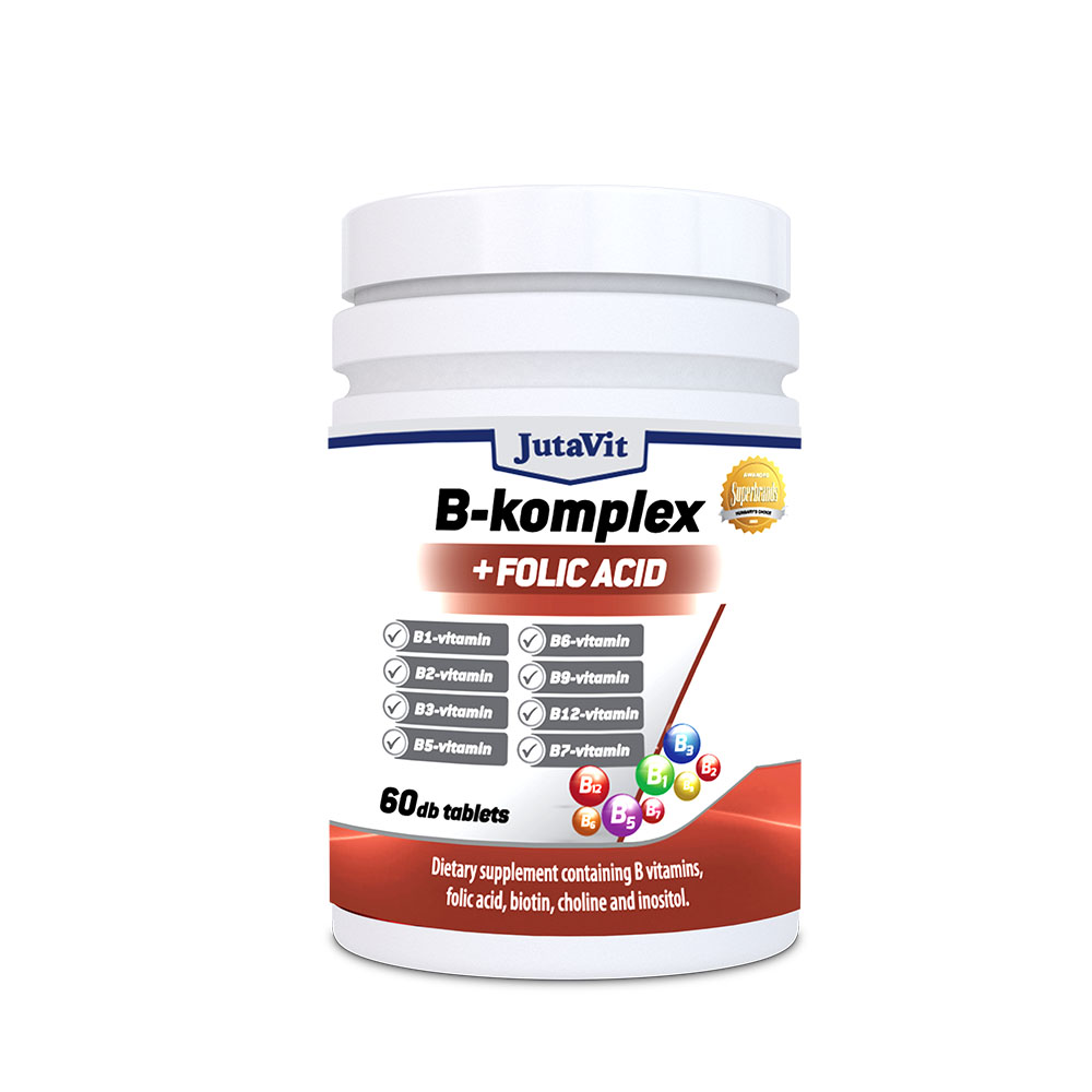 JUTAVIT B-komplex+folsav tabletta (60db)
