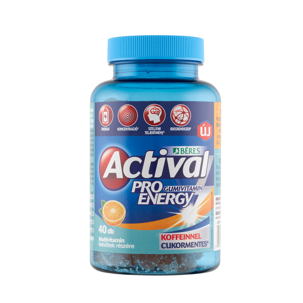 ACTIVAL Pro Energy Gumivitamin cukormentes (40db)