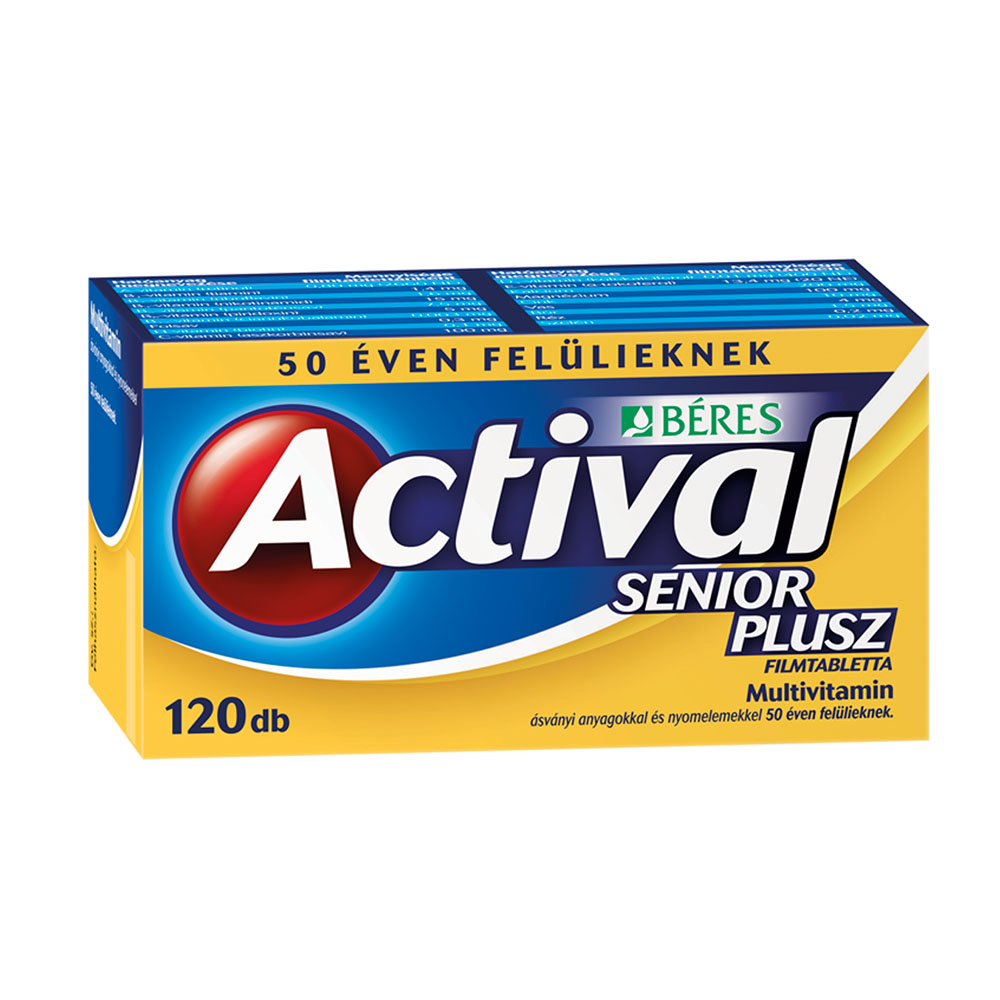 BÉRES Actival Senior Plusz filmtabletta (120db)