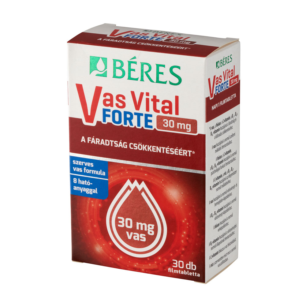 BÉRES Vas Vital FORTE 30mg filmtabletta (30db)