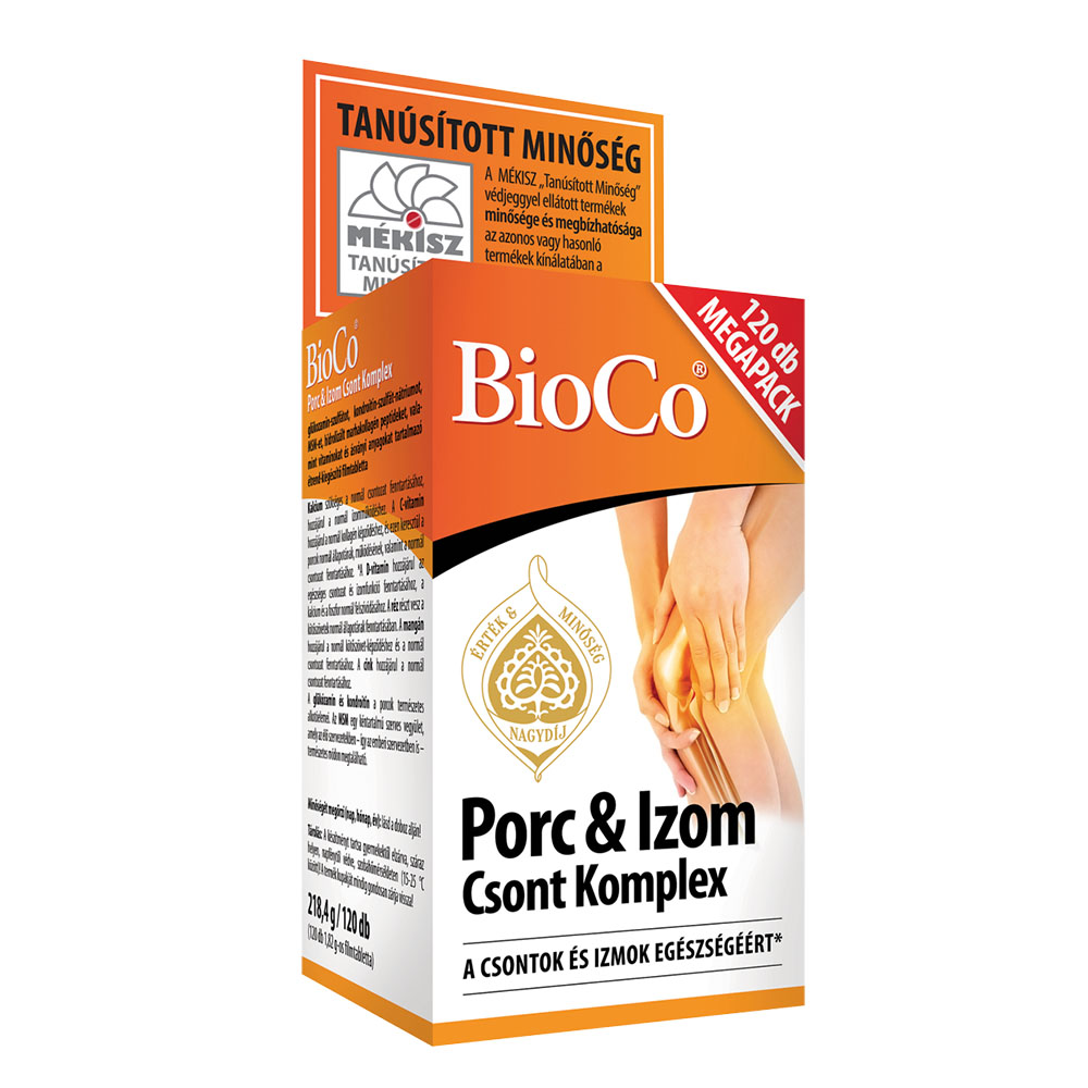 BIOCO Porc & Izom Csont Komplex filmtabletta 120db