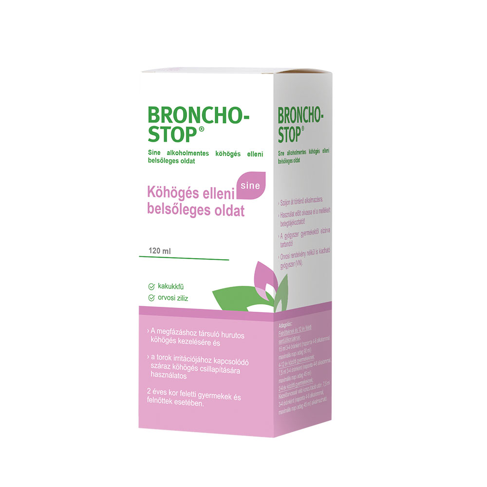 BRONCHOSTOP Sine Köhögés elleni oldat (120ml) 