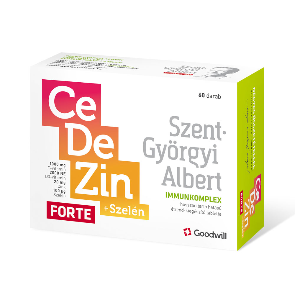 SZENT-GYÖRGYI ALBERT Immunkomplex Cedezin Forte + Szelén tabletta (60db)