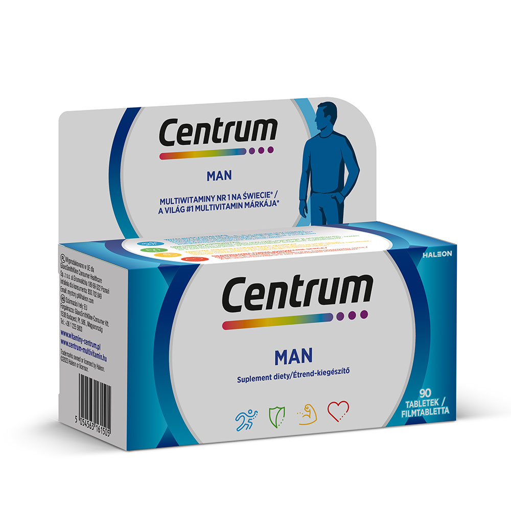 CENTRUM Man multivitamin filmtabletta Férfiaknak (90db)