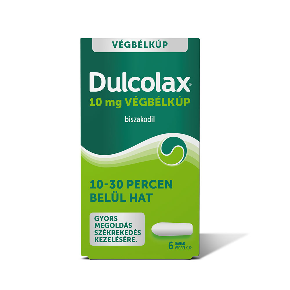 DULCOLAX 10 mg végbélkúp (6db)