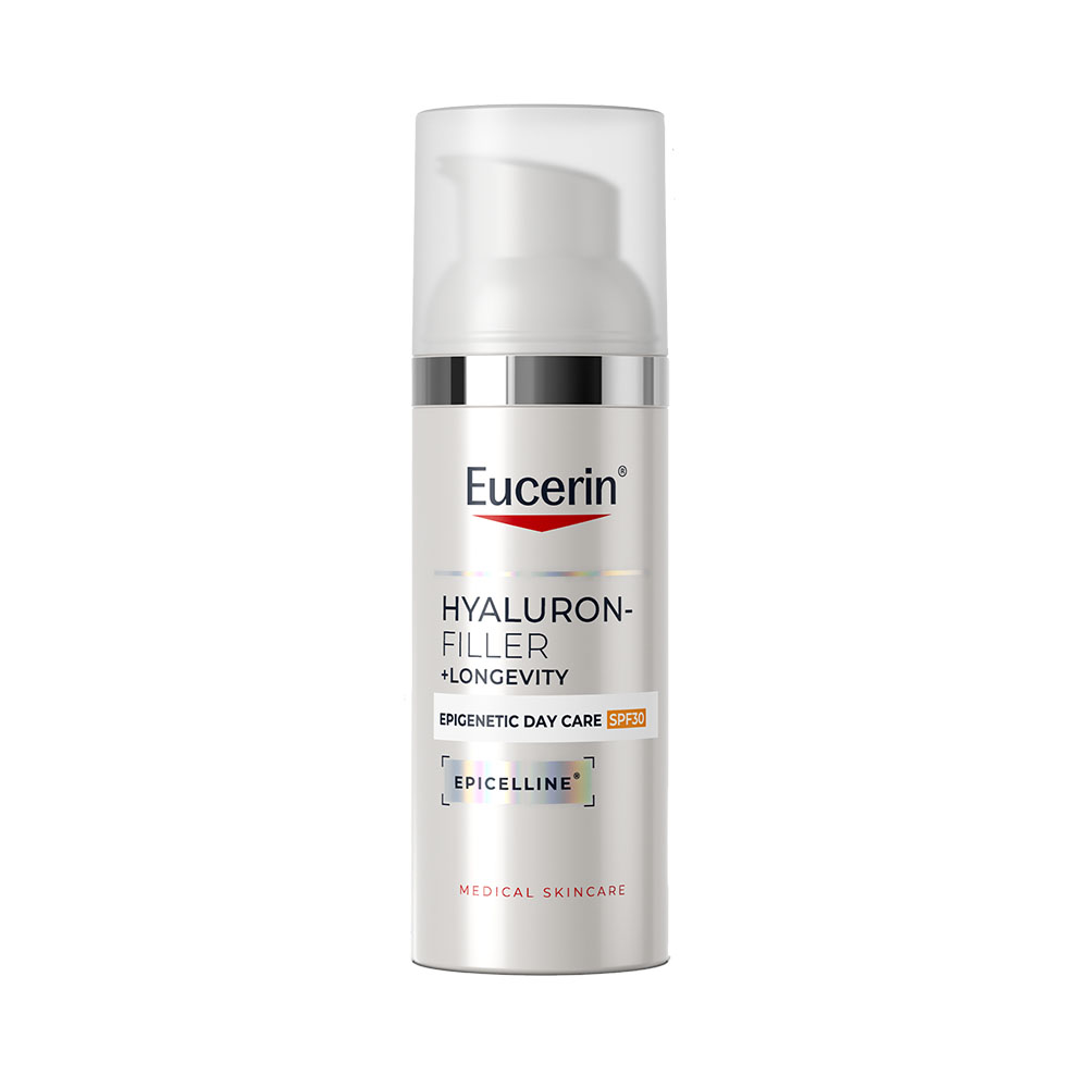 EUCERIN Hyaluron-Filler + Longevity Epigenetic nappali arcápoló SPF30 (50ml)