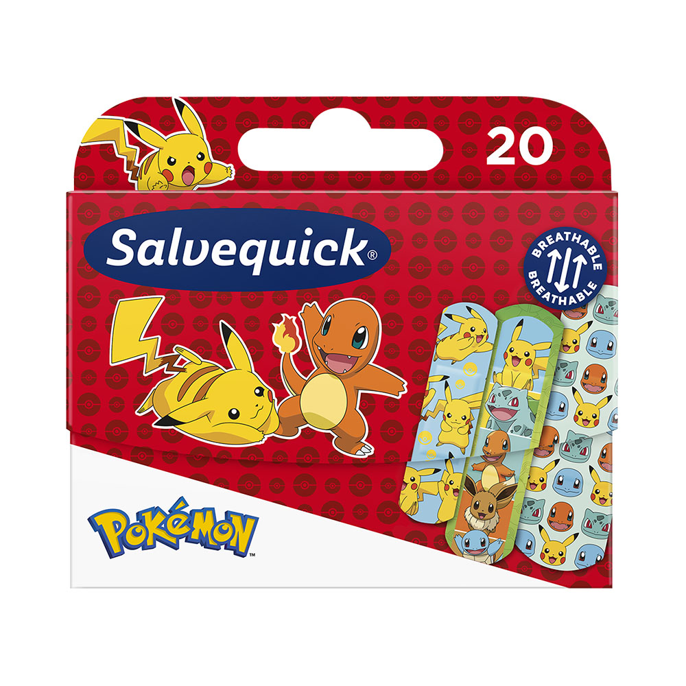SALVEQUICK Pokémon sebtapasz (20db)