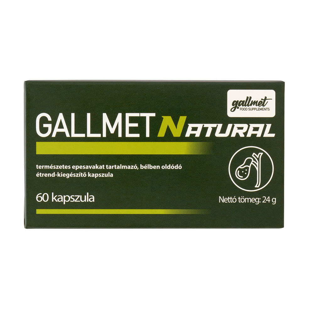 GALLMET-Natural epesav kapszula (60db)