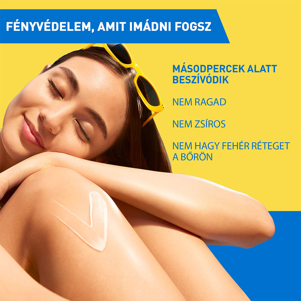CERAVE Hidratáló fényvédő tej arcra-testre SPF50+ (75ml)