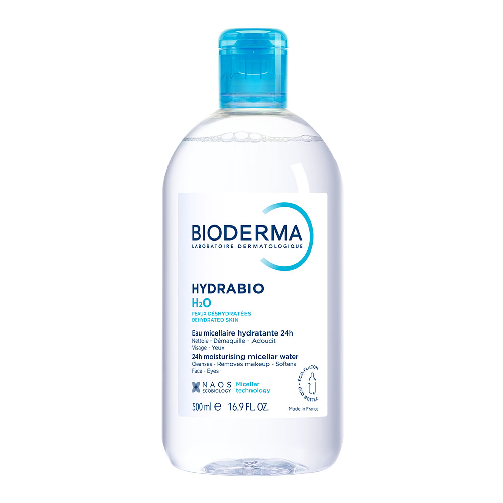 BIODERMA Hydrabio H2O micellás arc- és sminklemosó oldat (500ml)