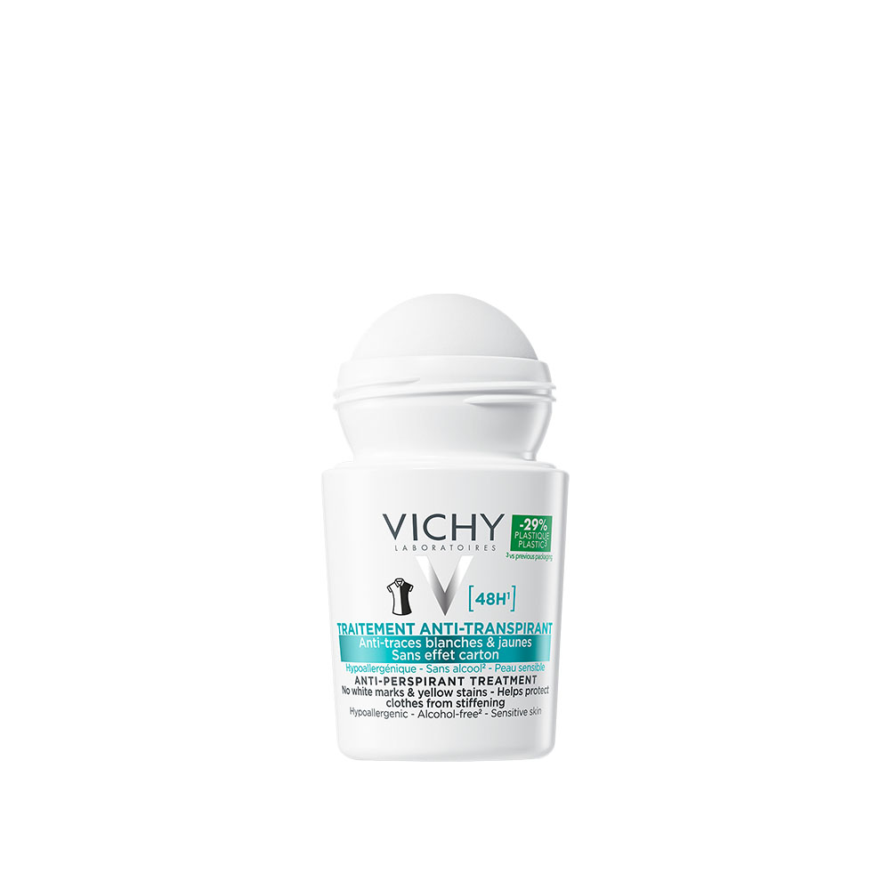 VICHY Izzadságszabályozó golyós dezodor foltmentes 48H hatás (50ml)  