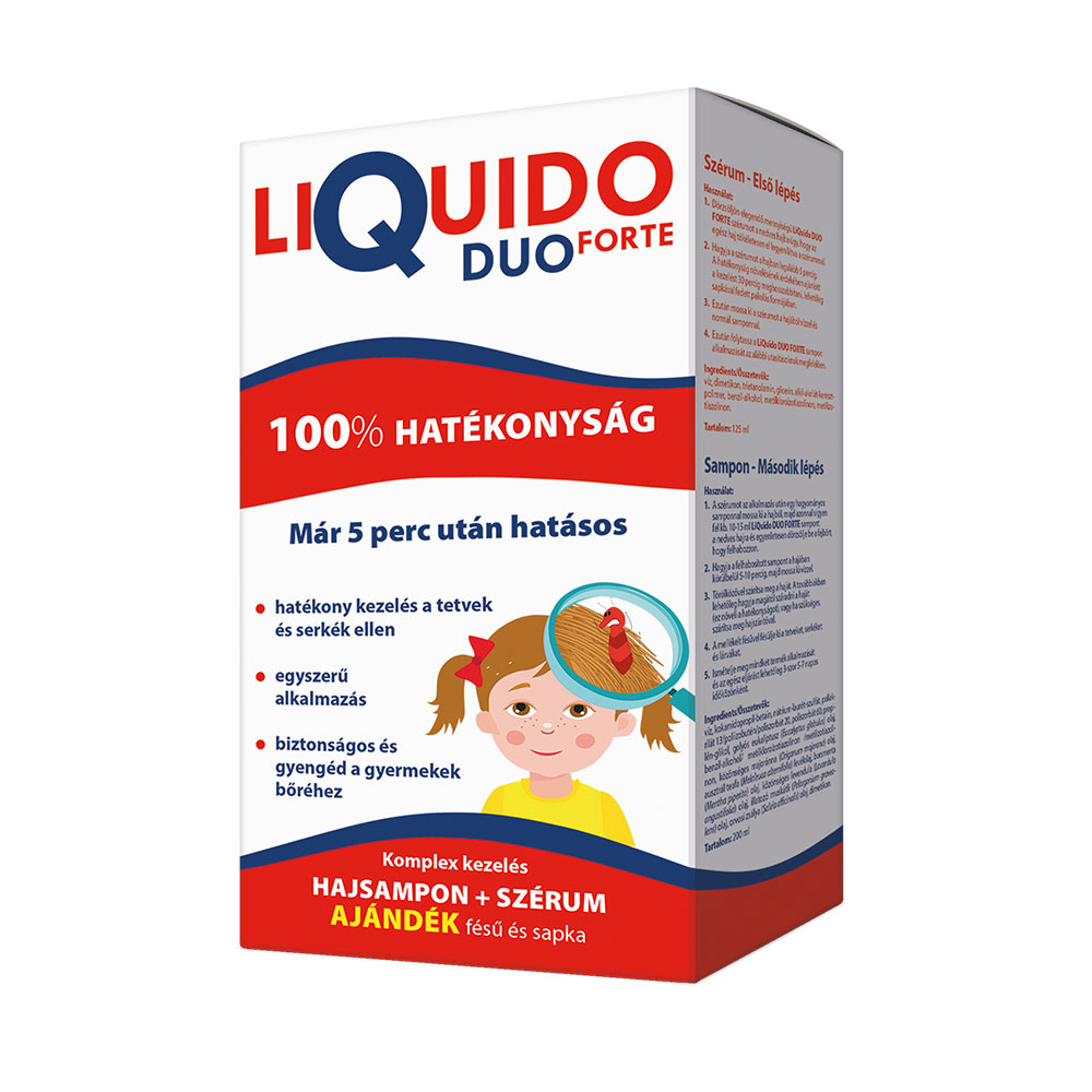LIQUIDO Duo Forte tetűirtó sampon és szérum (200ml+125ml)