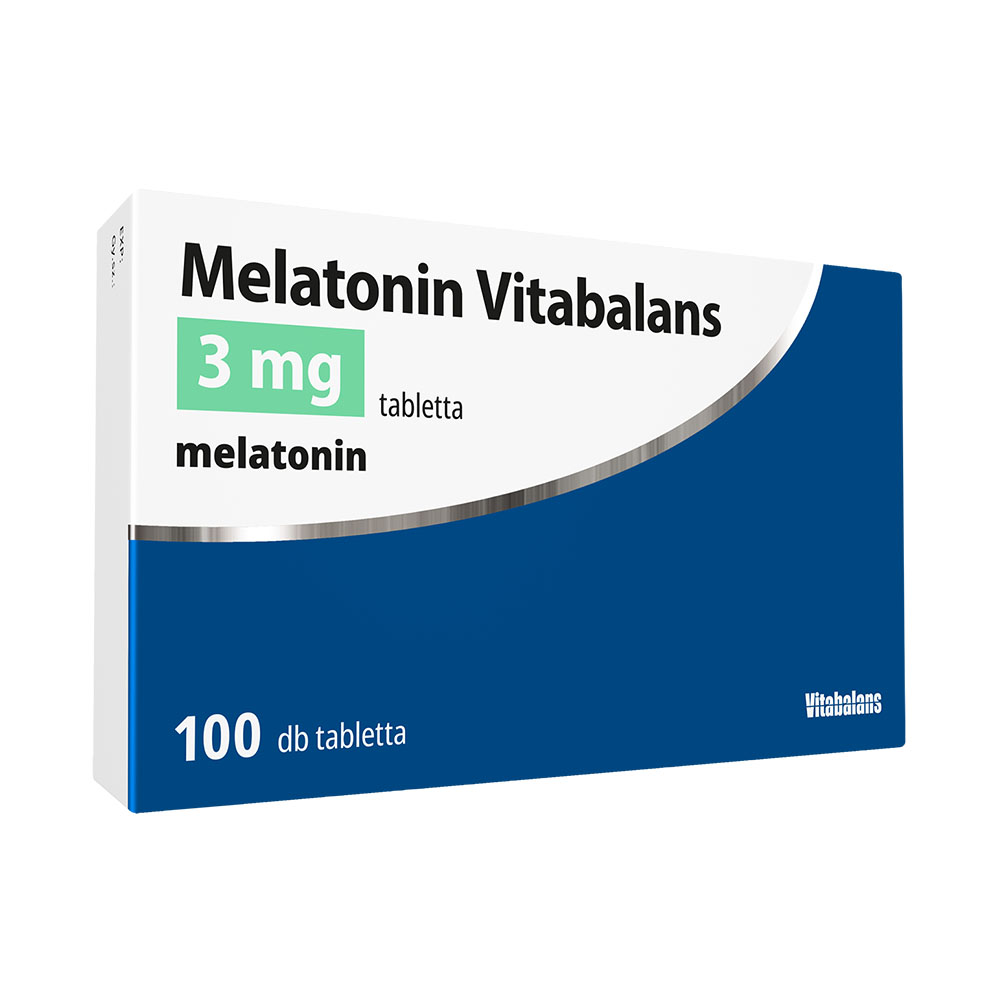 MELATONIN Vitabalans 3 mg tabletta (100db)