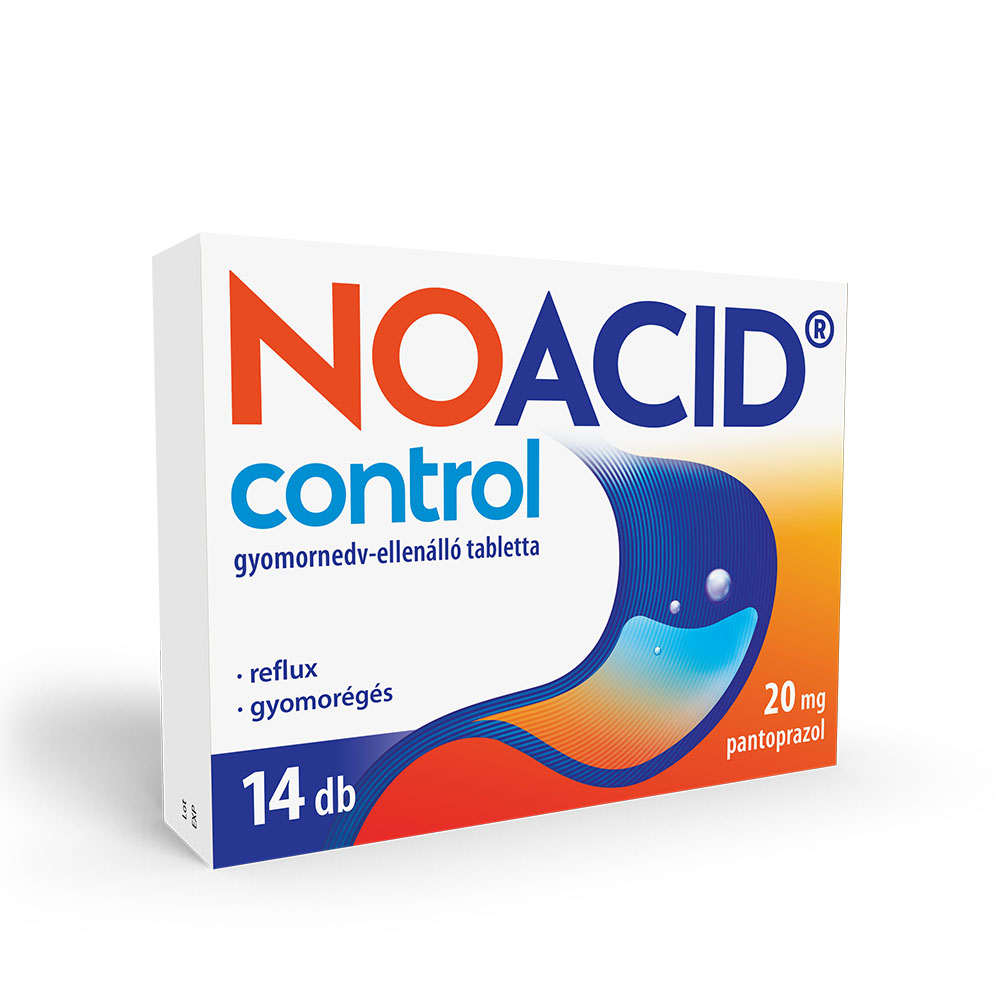 NOACID Control 20 mg gyomornedv ellenálló tabletta (14db)