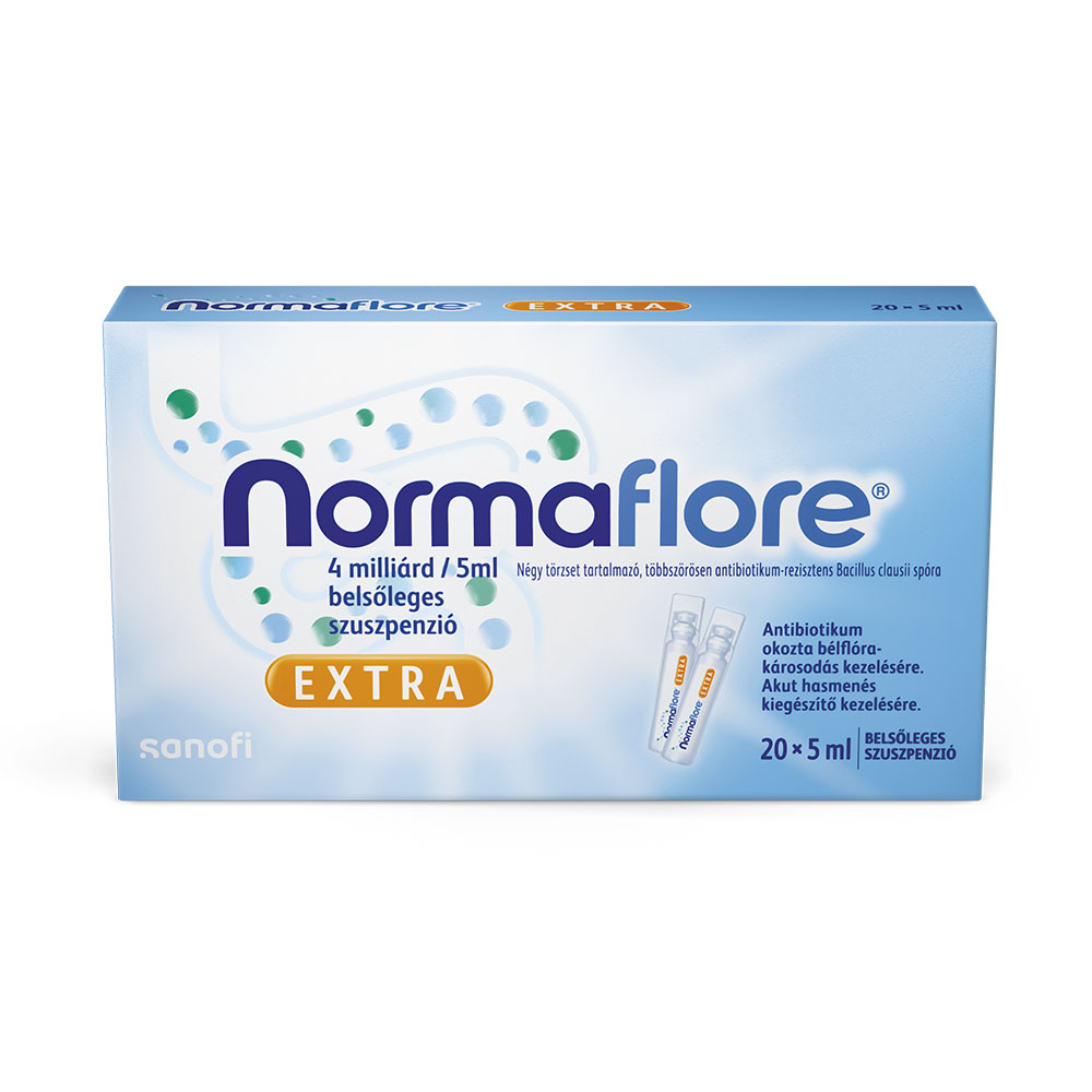 NORMAFLORE Extra 4 milliárd/5ml belsőleges szuszpenzió (20db) 