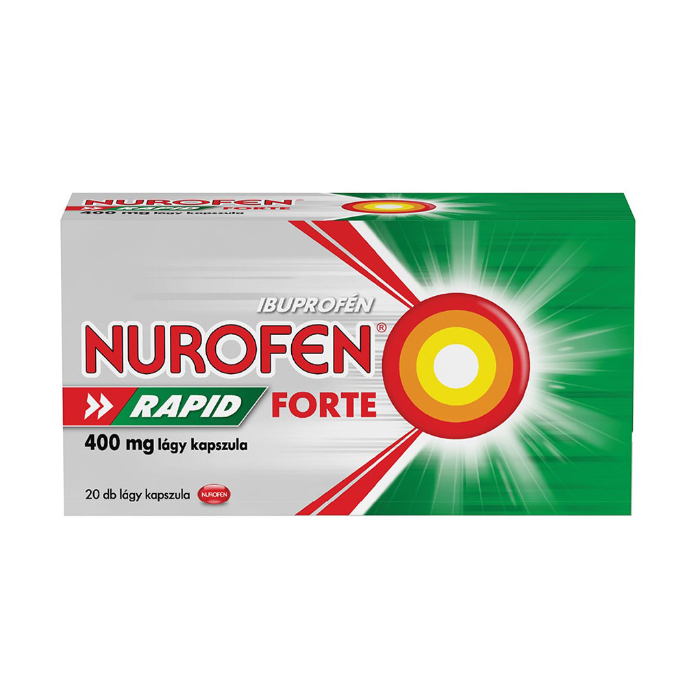NUROFEN Rapid Forte 400 mg lágy kapszula (20db)