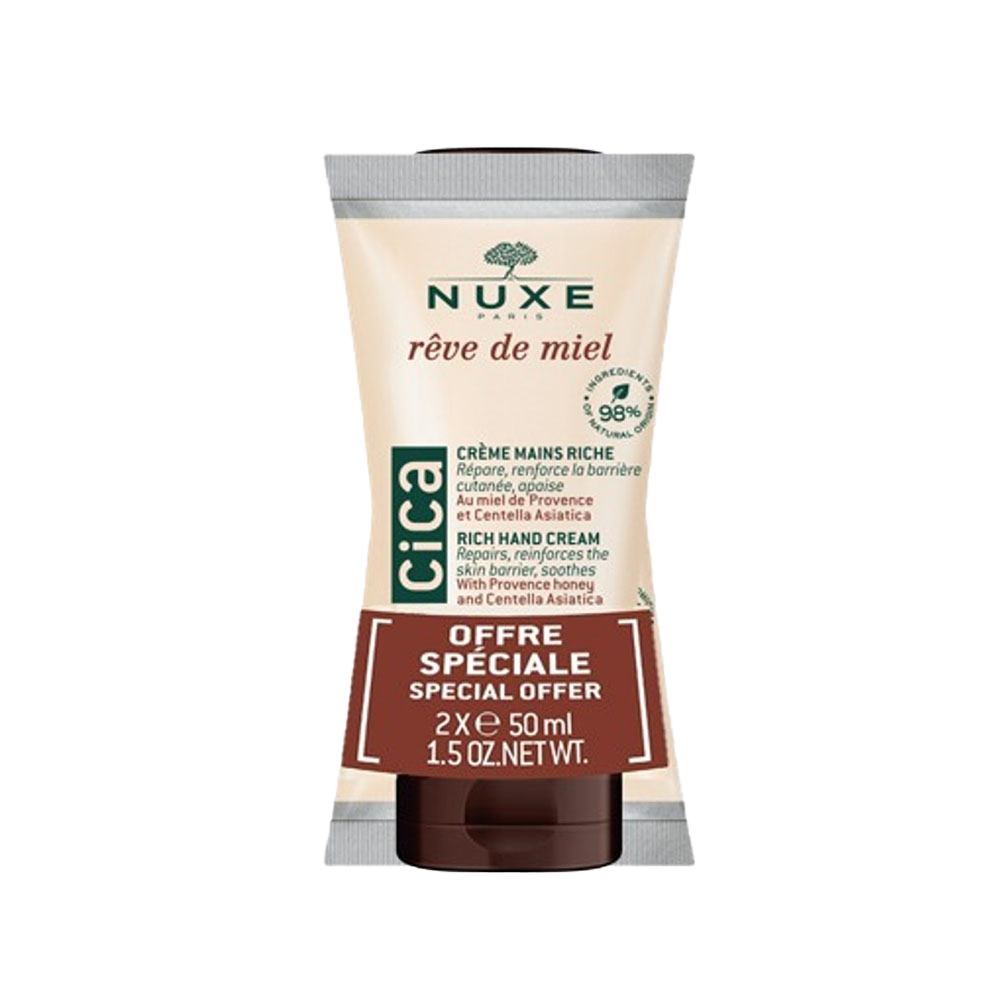 NUXE Reve de Miel Cica gazdag kézkrém DUO (50ml+50ml) akciós termékkép 1