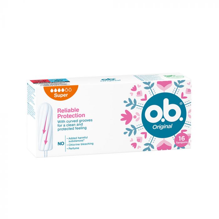 o.b. Original egészségügyi tampon Reliable Protection Super (16db)