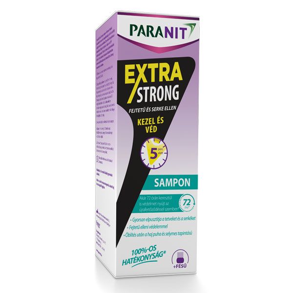 PARANIT Extra Strong fejtetű és serke elleni sampon (200ml)