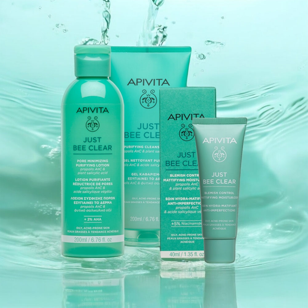 APIVITA JUST BEE CLEAR krém bőrhibák ellen pattanásokra hajlamos bőrre (40ml)