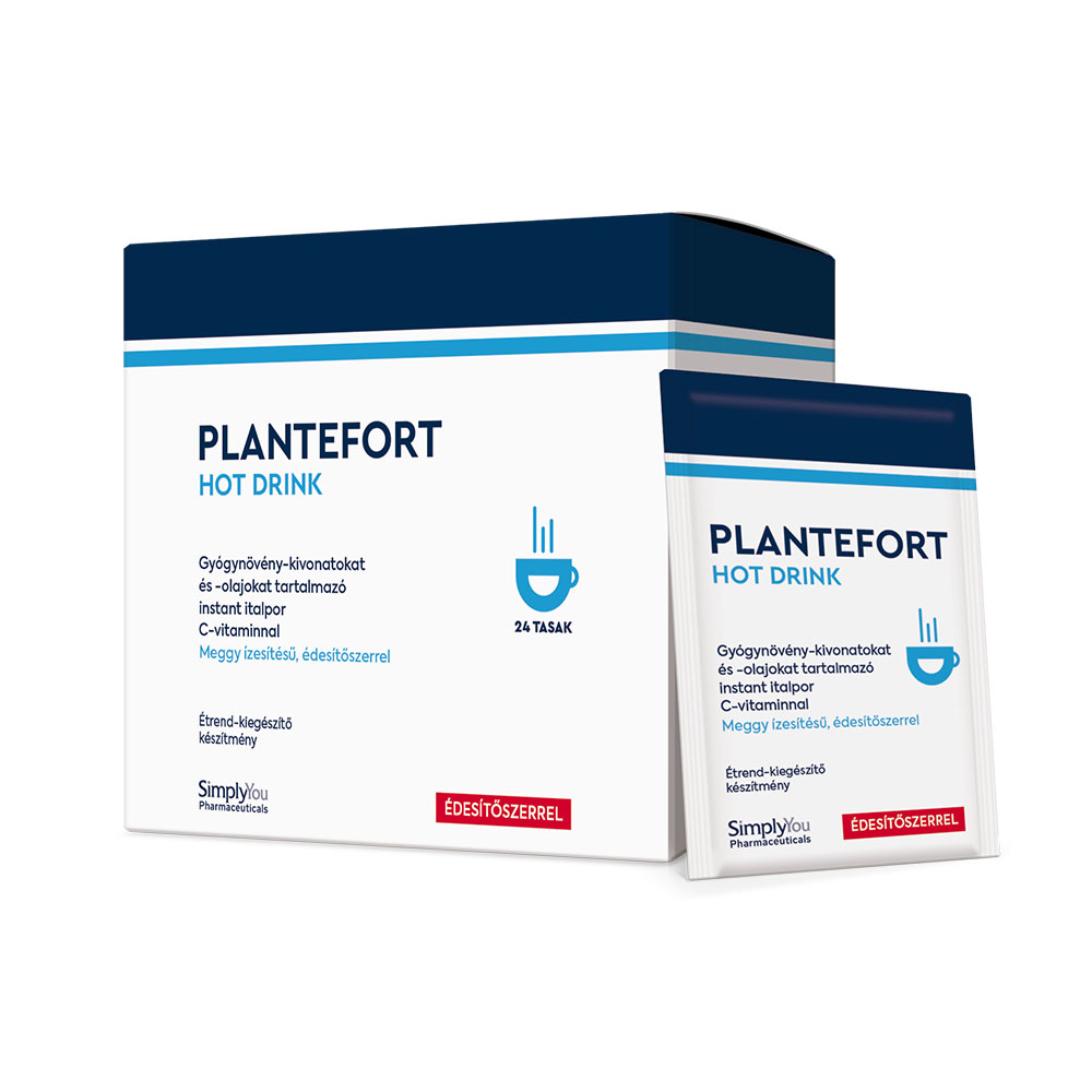 PLANTEFORT Hot Drink instant italpor meggy ízű (24db)