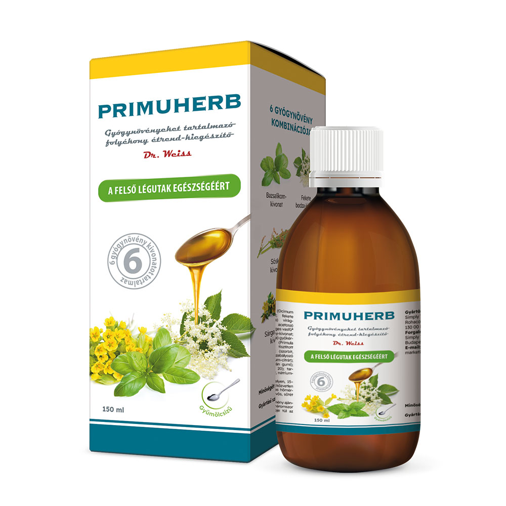PRIMUHERB étrend-kiegészítő szirup (150ml)