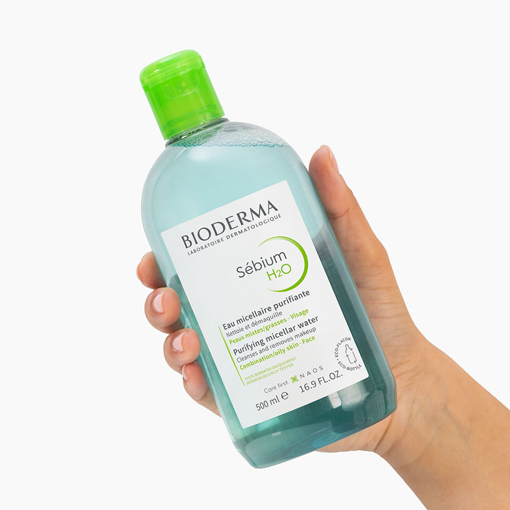 BIODERMA Sébium H2O micellás arc- és sminklemosó oldat (500ml)