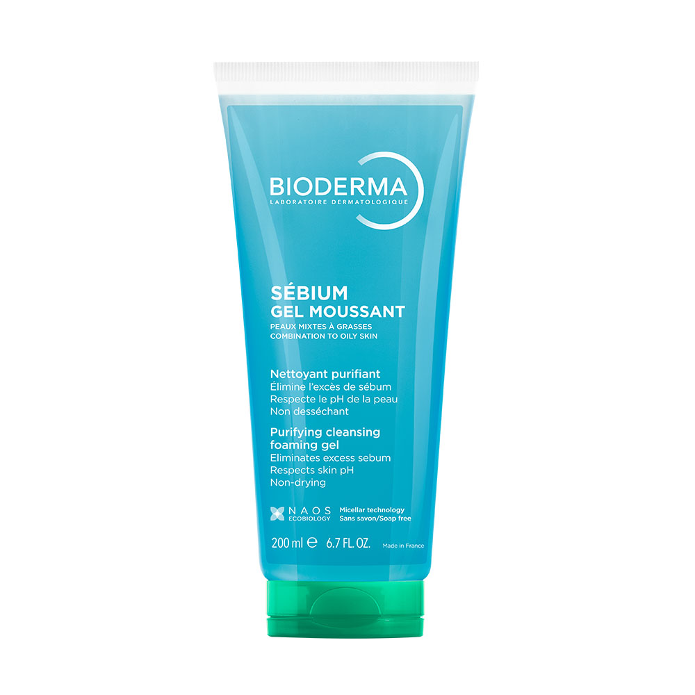 BIODERMA Sébium Gel Moussant habzó arctisztító gél (200ml)