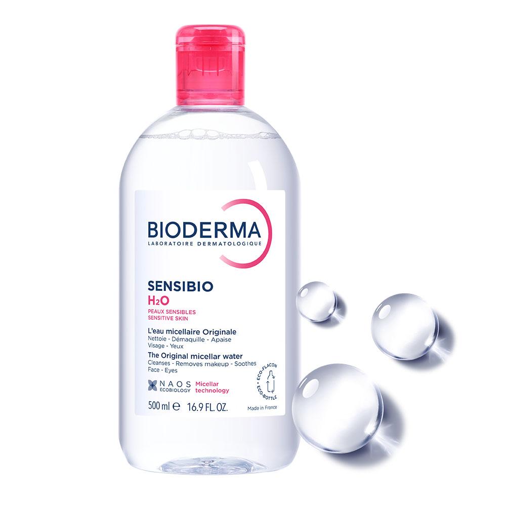 BIODERMA Sensibio H2O micellás arc- és sminklemosó oldat (500ml)