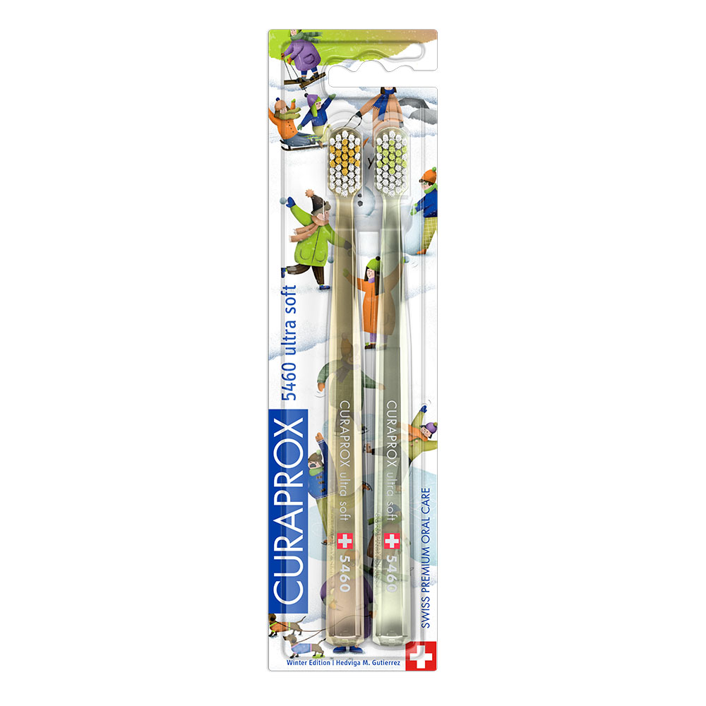 CURAPROX CS 5460 ultra soft Winter Edition 2024 fogkefe duopack (2db)