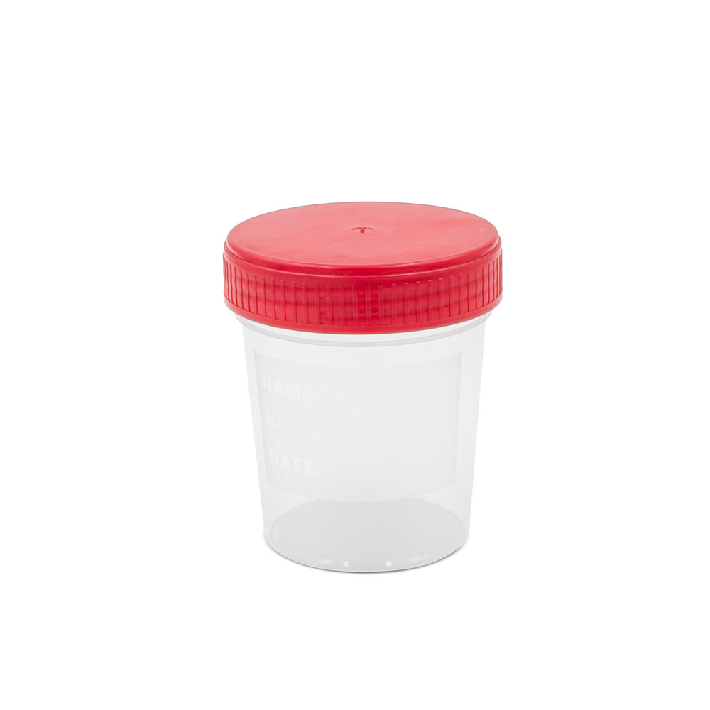 ELYSIUM steril vizeletgyűjtő pohár csavaros tetővel 120ml (1db)