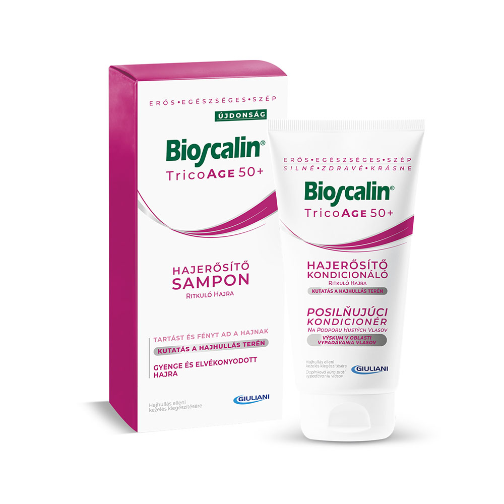 BIOSCALIN TricoAge 50+ Hajerősítő sampon ritkuló hajra (200ml)