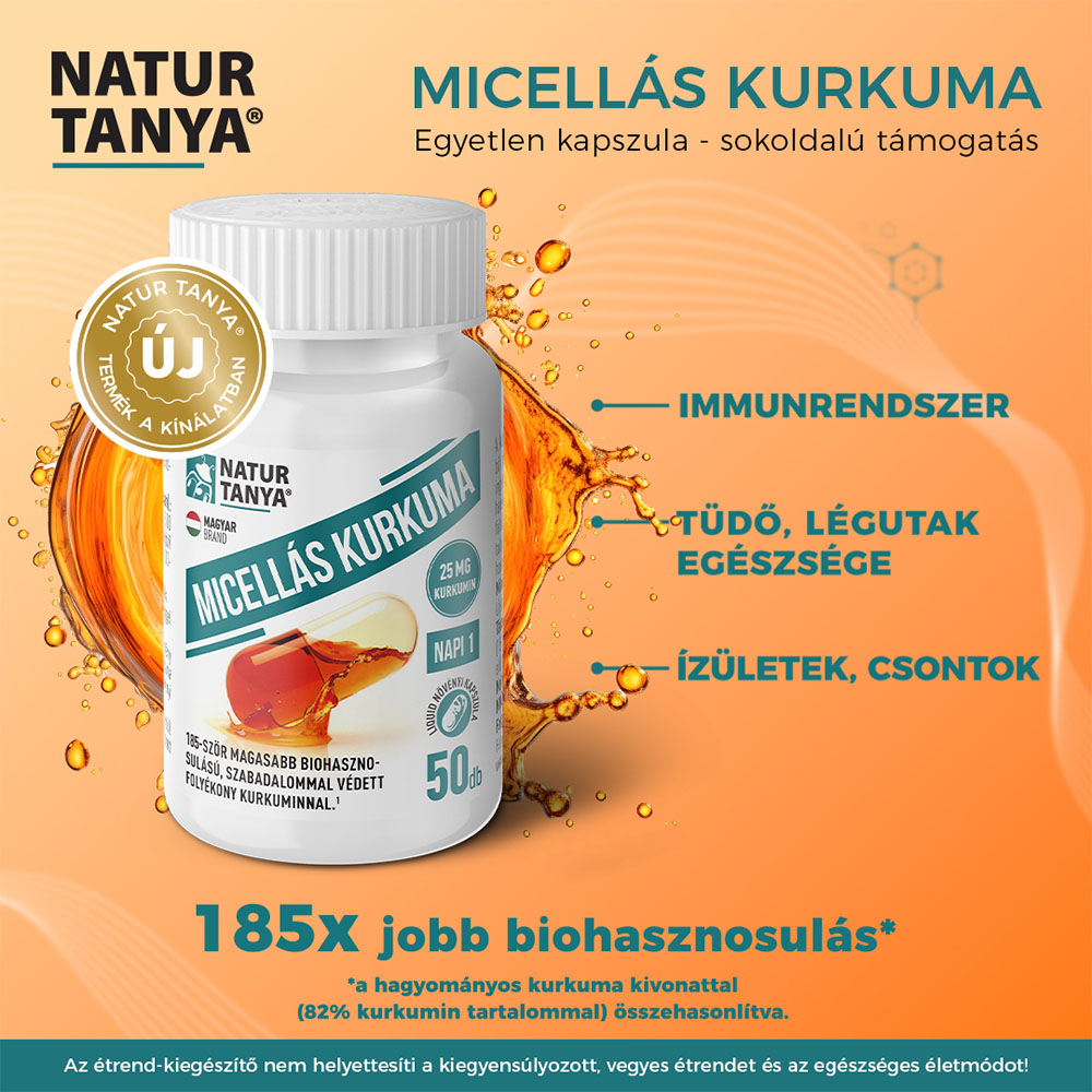 NATUR TANYA Micellás kurkuma lágy kapszula (50db)