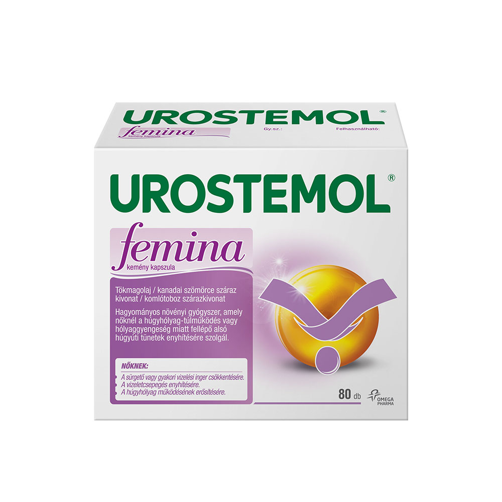 UROSTEMOL Femina kemény kapszula (80db)