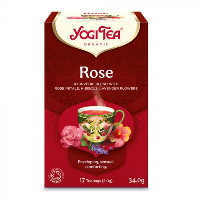 YOGI TEA Rózsa bio tea (17db)
