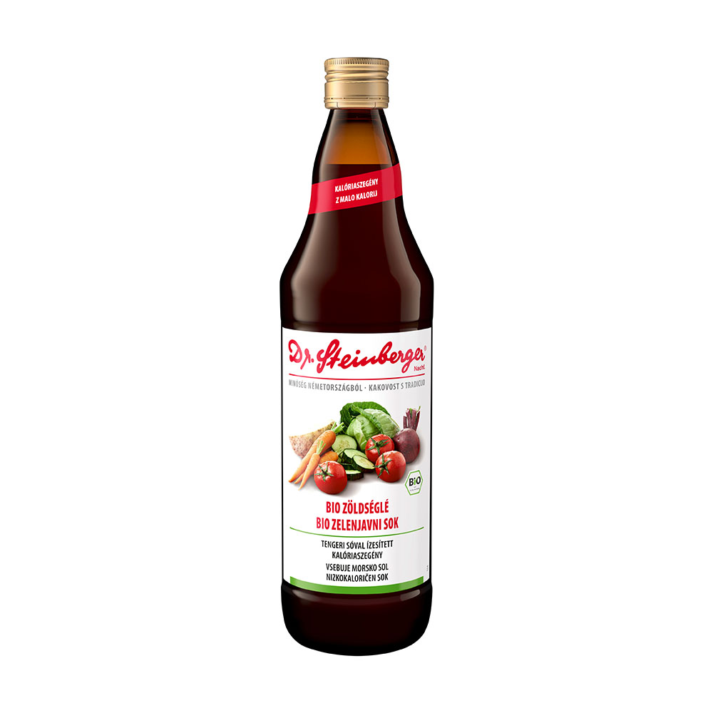 DR.STEINBERGER Zöldséglé (bio) VIGYÉL VISSZA ÜVEGBEN (750ml)