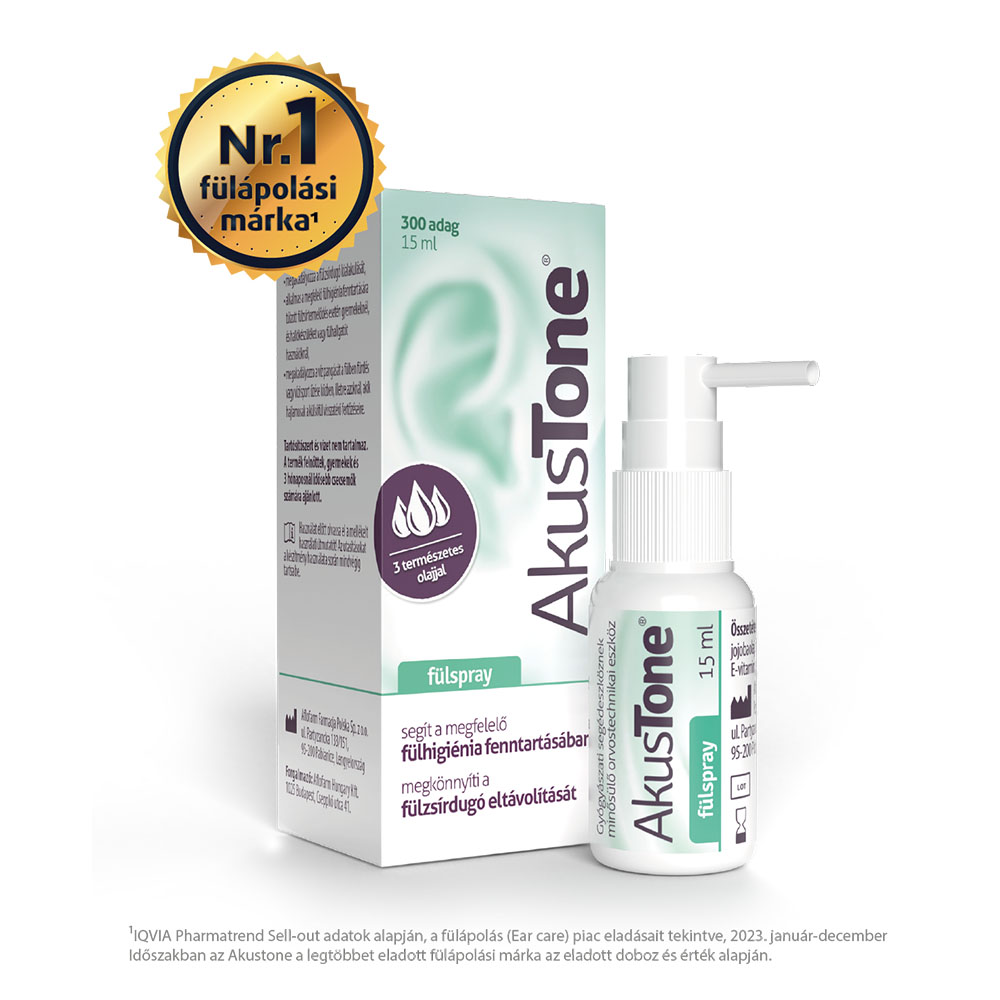 AKUSTONE fülspray (15ml)